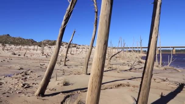 Theewaterskloof Dam Use Agriculture — Videoclip de stoc