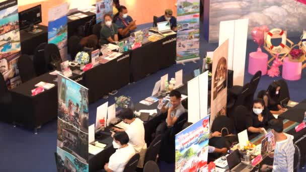 Wonder Islands Travel Road Show Promoting Koh Samui Koh Phangan — Stock video