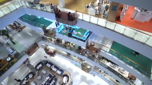 Southeast Asia Consumption Economy Centralworld Shopping Mall Bangkok Thailand — Stock video