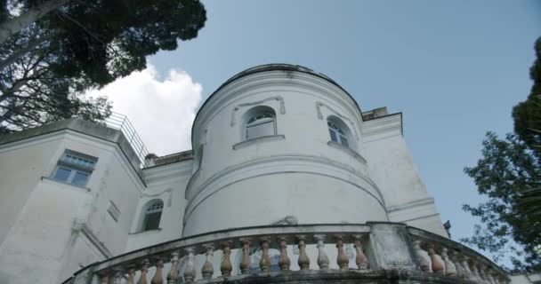 Smuk Udsigt Til Villa Lysis Capri Solrig Morgen Foråret – Stock-video