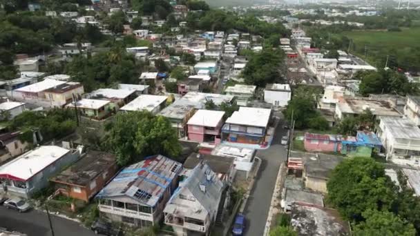 Überflug Von San Juan Puerto Rico — Stockvideo