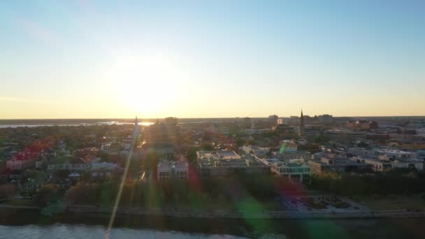 Überblick Über Die Küste Floridas Den Usa Einem Sonnigen Morgen — Stockvideo