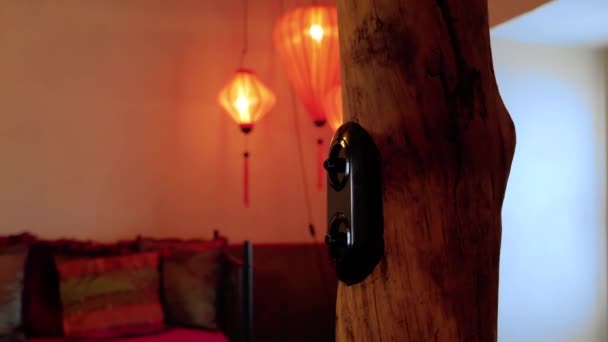 Pendant Chinese Style Hanging Lanterns Southern France Villa Electrical Switches — Video