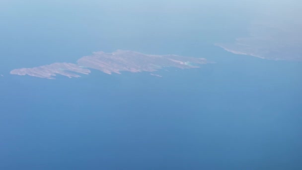 Vista Ilha Mexicana Avião — Vídeo de Stock