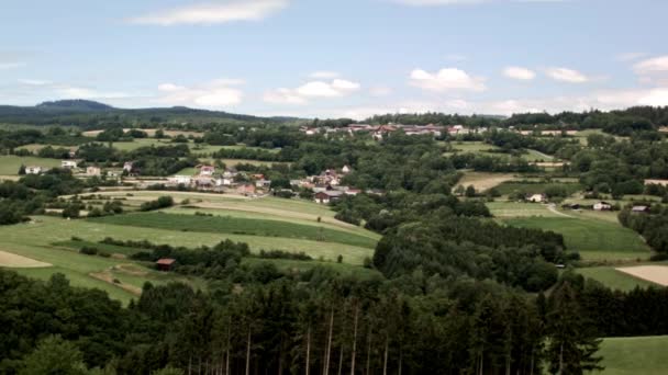 German Panorama Green Hills — Vídeo de Stock