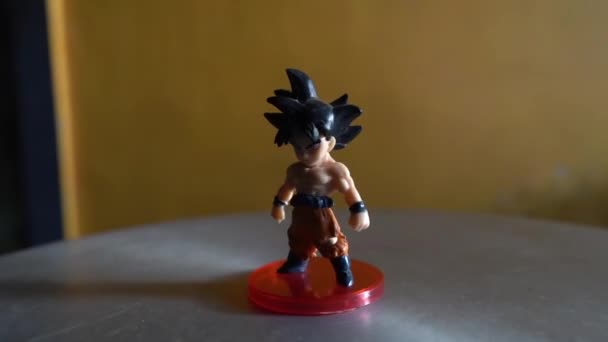 Goku Figura Acción Dragon Ball — Vídeo de stock