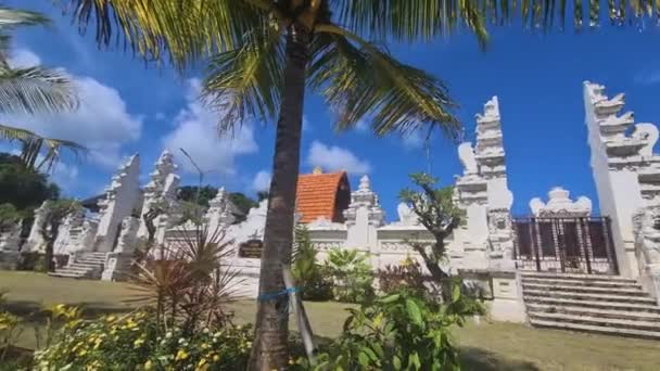 Bali Sziget Indonézia Pura Desa Lan Puseh Desa Adat Pecatu — Stock videók