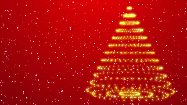 Saludos Temporada Para Navidad Festival Cristiano Celebrado Todo Mundo Para — Vídeo de stock