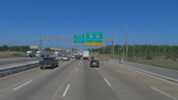 Traveling Hammond Indiana I94 — Stockvideo
