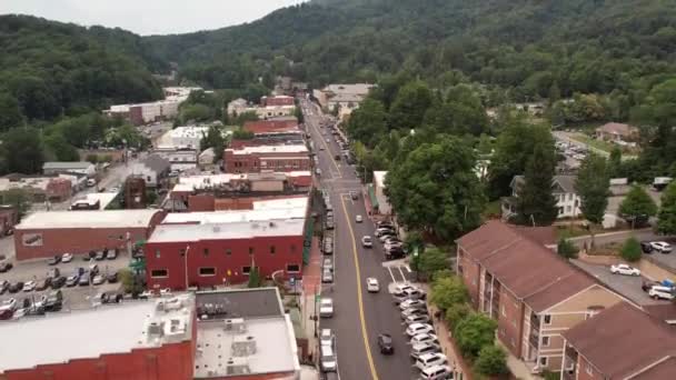 Aerial Tilt Boone North Carolina — Stock video