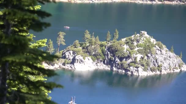 Esmeralda Bay Califórnia Lago Tahoe — Vídeo de Stock