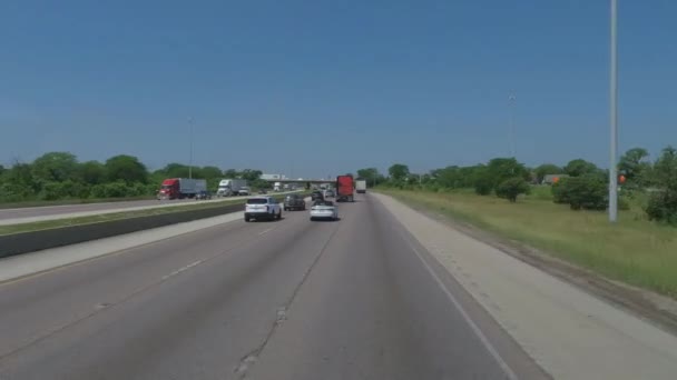 Driving Forest View Illinois I55 — Wideo stockowe
