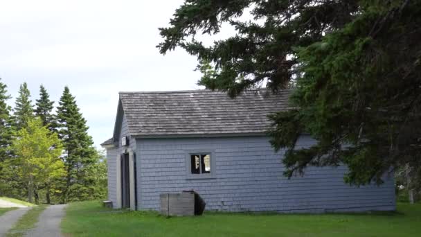 Small Barn Countryside Surrounded Trees — Video