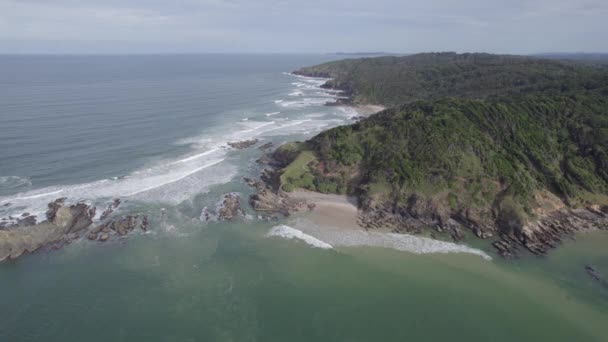 Panoramic View Broken Head Nature Reserve Sandy Beach Holiday Park — Video
