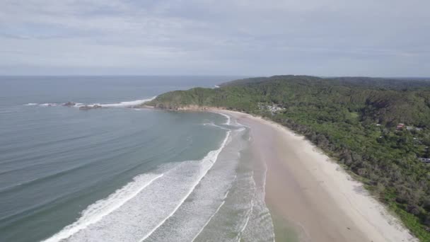 Idyllic Seascape Broken Head Northern Rivers Region New South Wales — ストック動画