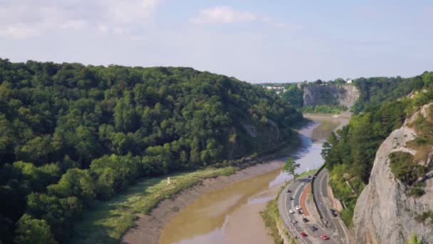 View River Avon Clifton Bristol — Vídeos de Stock