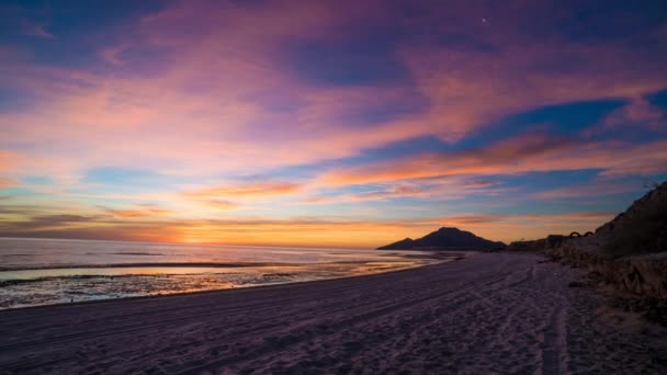 Cinemagraph Sunrise San Felipe Mexico — Vídeos de Stock