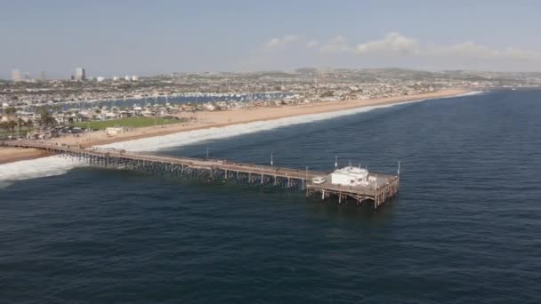 Balboa Pier Newport Beach California — ストック動画
