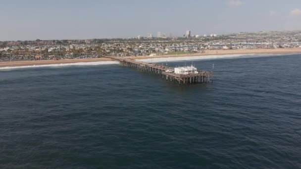 Balboa Pier Newport Beach California — Vídeo de Stock