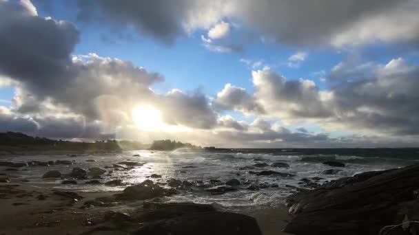 Beach Stormy Afternoon — Vídeo de Stock