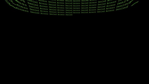 Hacker Denied Access Authorised Simulation — 비디오