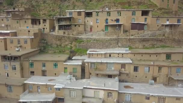 Kırsal Turizm Sürdürülebilir Turizm Kırsal Mimariyle Tanışma Dağlarda Bir Köy — Stok video
