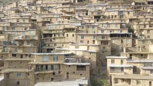 Rural Tourism Sustainable Tourism Meet Rural Architecture Village Mountains Roof — Vídeo de stock