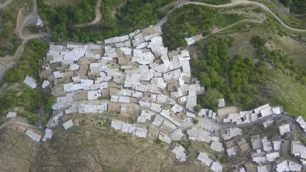 Rural Tourism Sustainable Tourism Meet Rural Architecture Village Mountains Roof — Vídeo de stock