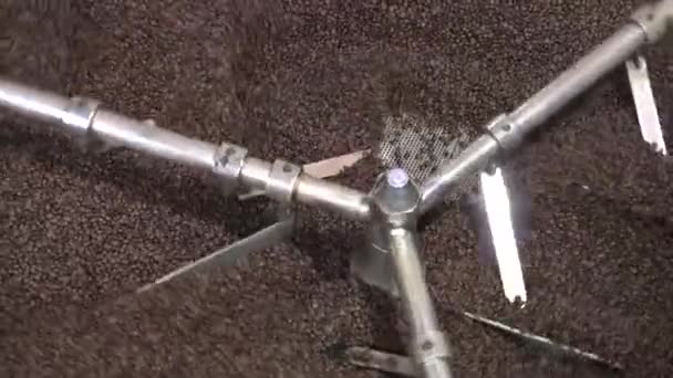 Coffee Roaster Machine Coffee Roast Machine Coffee Roaster Coffee Factory — Wideo stockowe