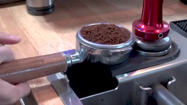 Latte Art Barista Making Latte Art Making Latte Art 97Fps — Stok video