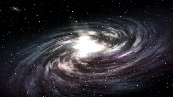Spinning Milkyway Galaxy View — Vídeos de Stock