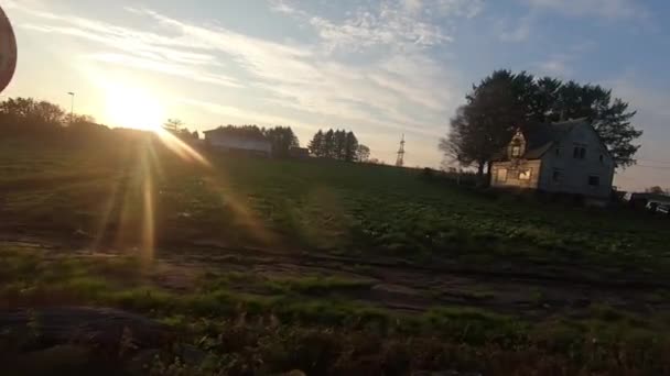 Mit Dem Auto Durch Die Landschaft — Stockvideo