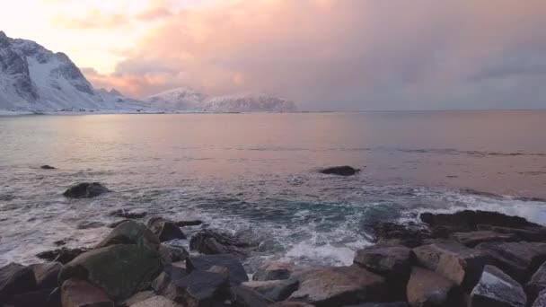 Flying Beach Watching Unbelievable Landscape — Vídeo de Stock