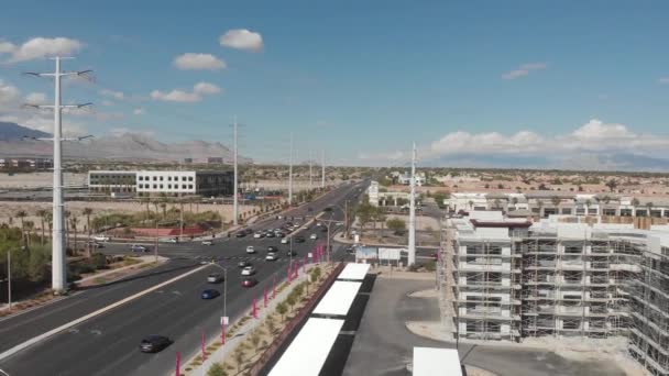 Las Vegas Suburbs Housing Construction Mpg4 Uhd — Wideo stockowe