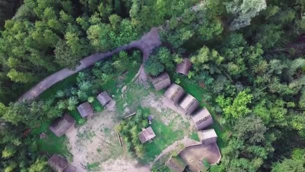 Sítio Arqueológico Biskupin Descoberta Assentamento Foi Dos Eventos Mais Importantes — Vídeo de Stock