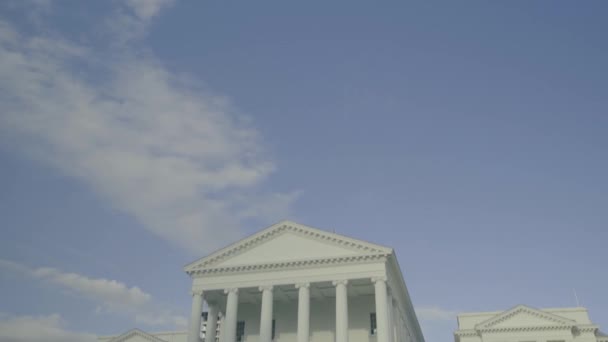 Richmond Virginia Capitol Building Establishg Wide Shot — Vídeo de Stock