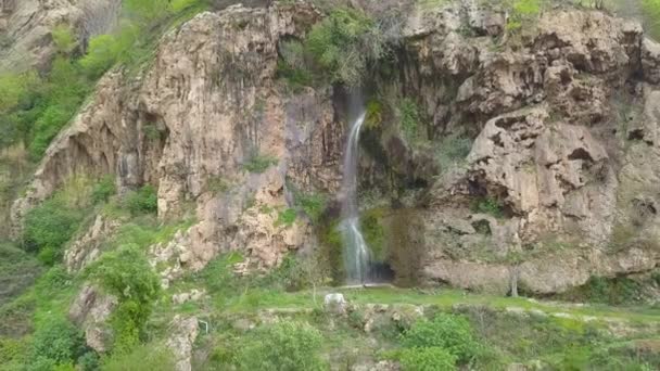 Very Beautiful Waterfall Kermanshah Iran — ストック動画