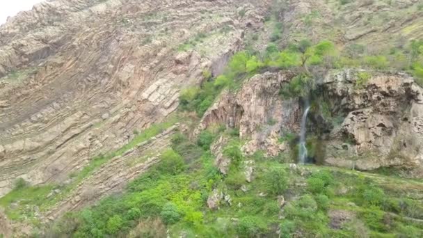 Bardzo Piękny Wodospad Kermanszah Iran — Wideo stockowe