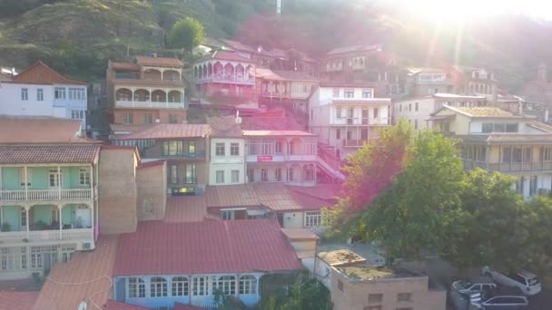 History Tbilisi Covers 1500 Years Date Formation Present Time Story — Vídeo de Stock