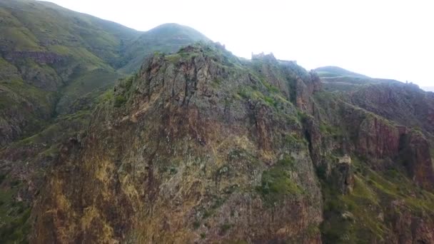 Tmogvi Ruined Fortress Southern Georgian Region Samtskhe Javakheti Left Bank — Video