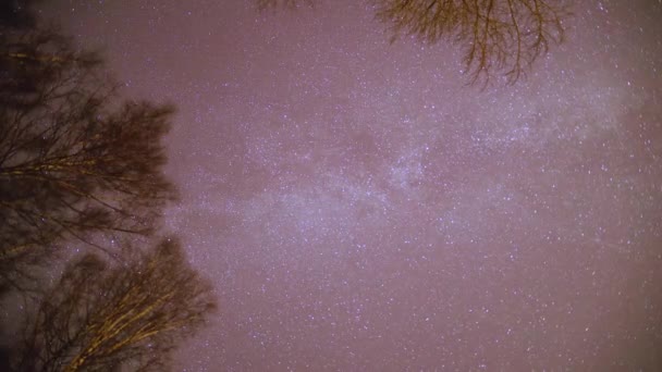 Time Lapse Milky Way — Video Stock