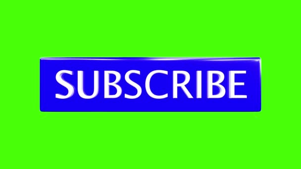 Subscribe Follow Share Thanks Dark Blue Video Animation — Stock videók