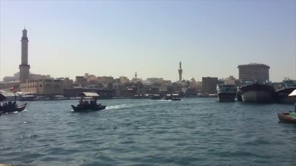 Dubai River Taxi Uae — Vídeo de stock