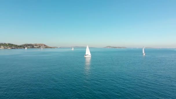 Verschiedene Drohnenaufnahmen Schönen Urla Izmir Der Drittgrößten Stadt Der Türkei — Stockvideo