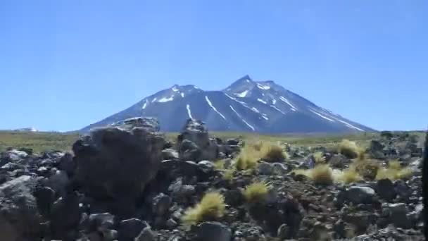 Riding Bus Atacama Desert Chile — Stock video