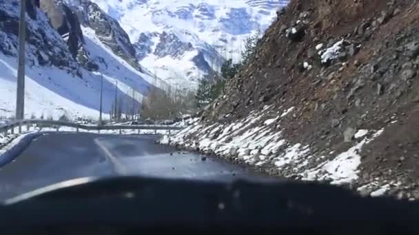 Driving Cordillera Los Andes — Stockvideo