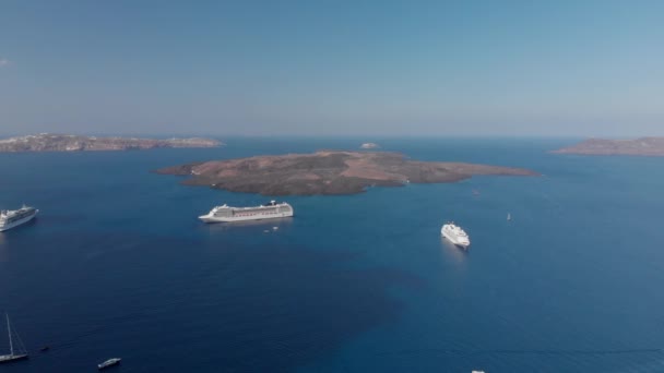 Isla Grecia Filmación Aérea — Vídeos de Stock