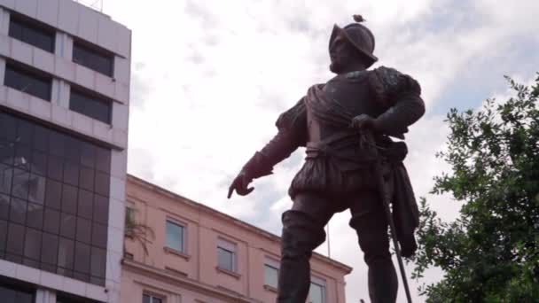 Statue Casa Rosada Buenos Aires Capital Argentina — Stok video