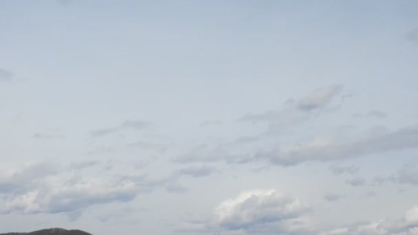 Cloud Time Lapse Spring Season Rapid Cloud Formation — Vídeo de stock