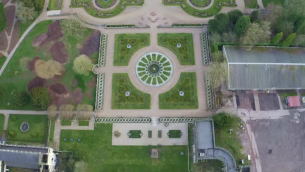 Stunning Trentham Gardens Estate Stoke Trent Popular Attraction Families Outdoor — Stock video